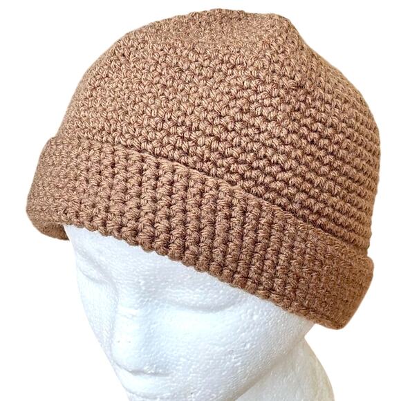 Beige Knitted Beanie - Picture 1 of 3